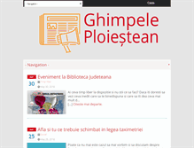 Tablet Screenshot of ghimpeleploiestean.ro